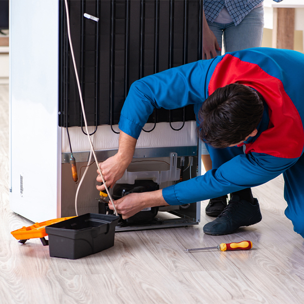 how much do you charge for refrigerator repair services in Sykesville MD